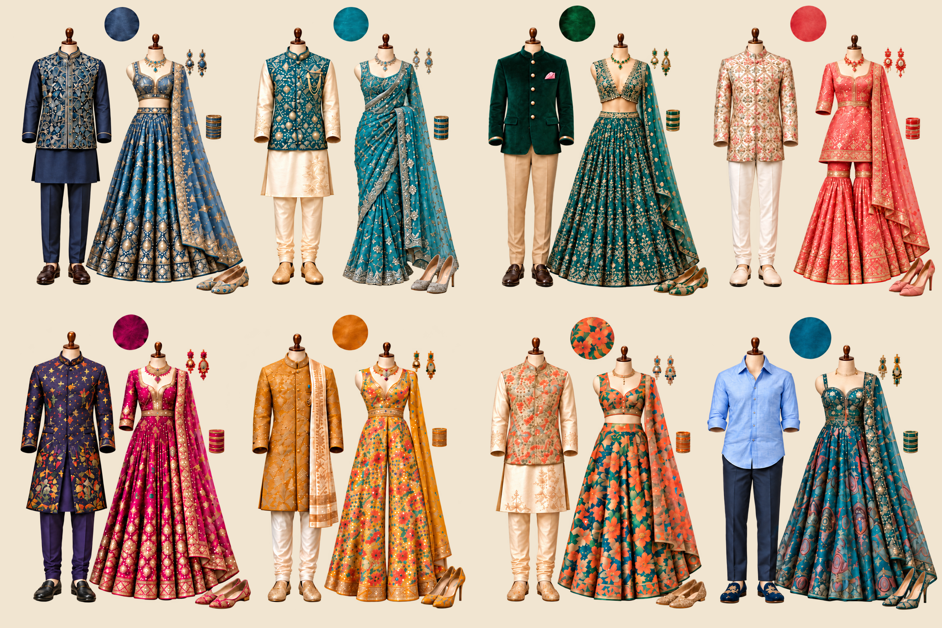 Sangeet & Mehndi Dress Code