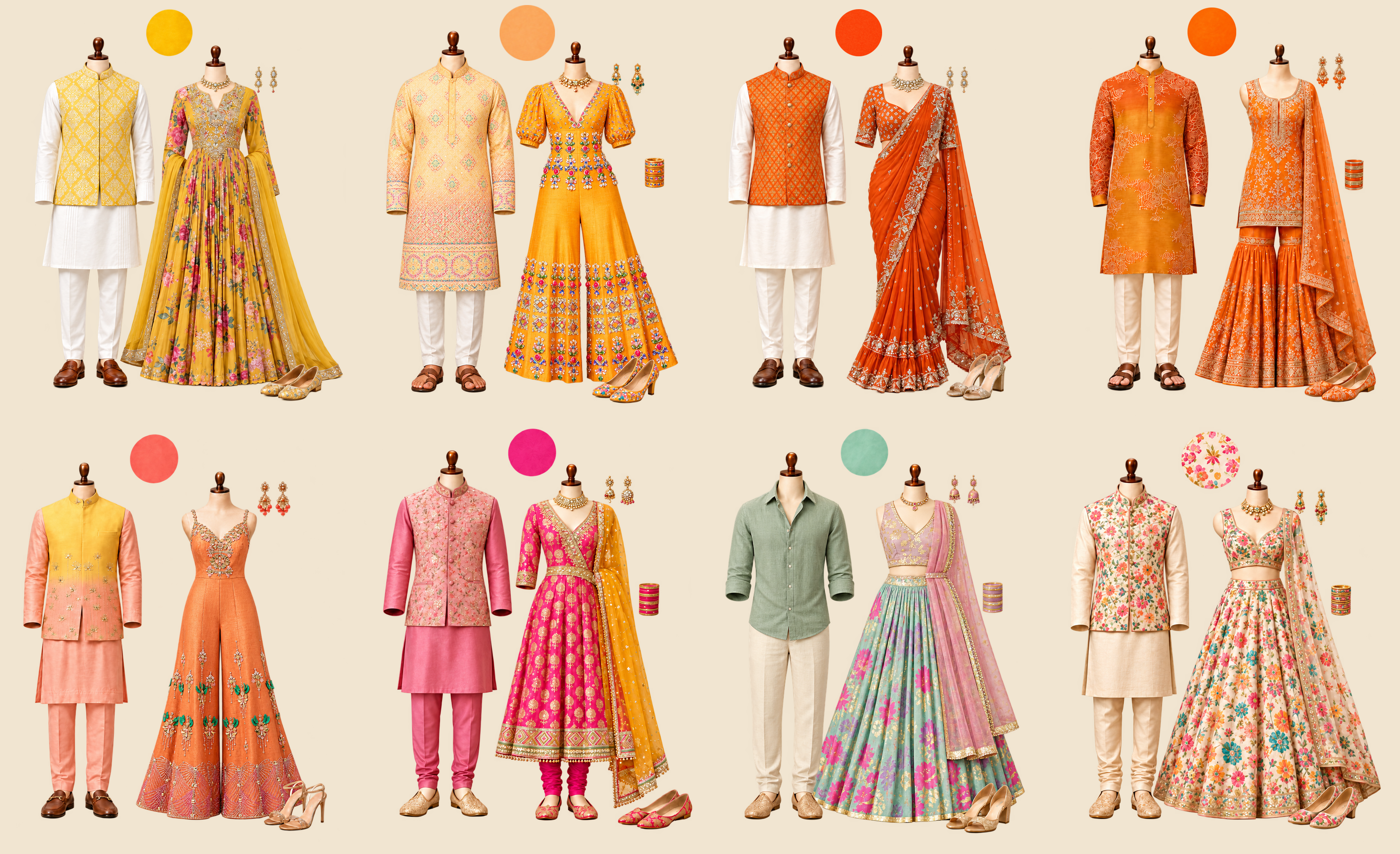 Vidhi & Haldi Dress Code
